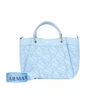 Кованая сумка шоппер Armani Exchange, синий
