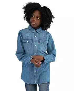 Ковбойская рубашка для мальчика Levi'S, бирюзовый