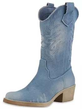 Ковбойские сапоги Van Hill Cowboy Boots Emma, светло-синий