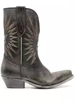 Ковбойские сапоги Wishstar GOLDEN GOOSE, черный