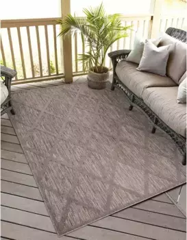 Ковер Carpet City "Ковер для дома и улицы Santorini 457 140х200 см, коричневый