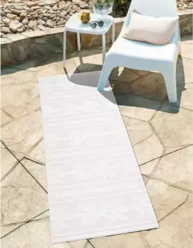 Ковер Carpet City "Ковер для дома и улицы Santorini 411 150х150 см, цвет creme