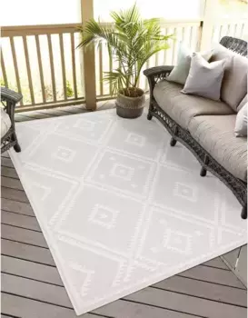 Ковер Carpet City "Ковер для дома и улицы Santorini 454 140х200 см, цвет creme