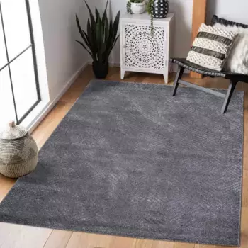 Ковер Carpet City "Ковер Frise FANCY 904", прямоугольный, короткий ворс для гостиной 200х290 см, серый