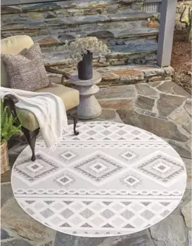 Ковер для дома и улицы Ковер Carpet City Santorini 435 160 см, цвет creme