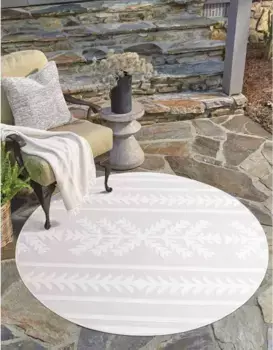 Ковер для дома и улицы Ковер Carpet City Santorini 411 160 см, цвет creme