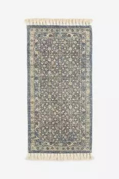 Ковер H&M Home Patterned Rug, синий