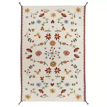 Ковер Ikea Nickgras Woven Handmade, 200х300 см, мультиколор
