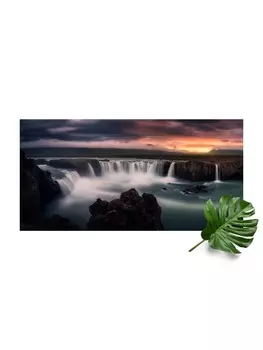 Ковер WALLART, черный
