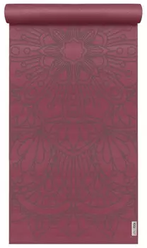 Коврик для фитнеса YOGISTAR.COM Mat Basic Art Collection Lotus Mandala, бордо