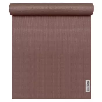 Коврик для йоги Basic Classic Yoga нескользящий YOGISTAR, цвет braun
