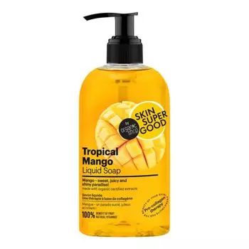 Кожа супер хорошее тропическое манговое жидкое мыло Organic Shop, 500 мл