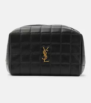 Кожаная косметичка cassandre Saint Laurent, черный