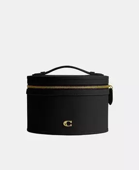 Кожаная косметичка Essential Coach, черный