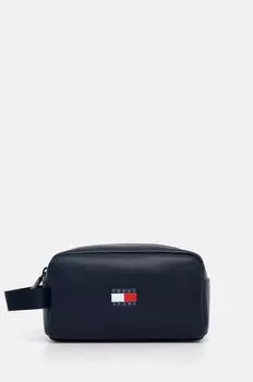 Кожаная косметичка Tommy Jeans, темно-синий