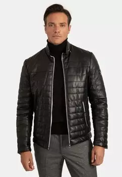Кожаная куртка 2 ZIPPED POCKET Jacey Quinn, цвет black