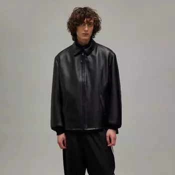 Кожаная куртка Adidas