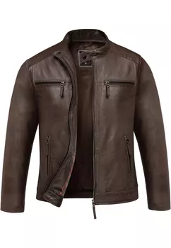 Кожаная куртка Amaci&Sons CICERO, коричневый