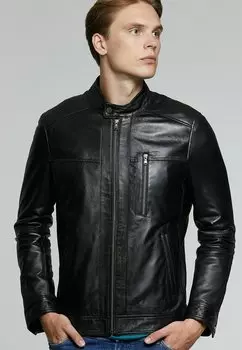 Кожаная куртка Derimod, цвет black