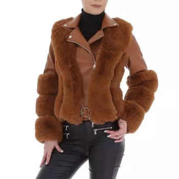 Кожаная куртка Ital Design Jacke, кэмел