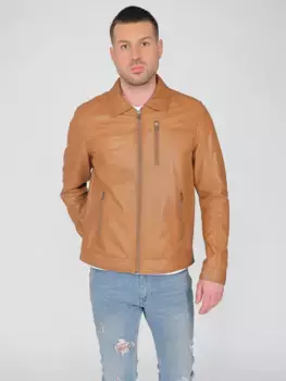 Кожаная куртка JCC "31024032", цвет Cognac