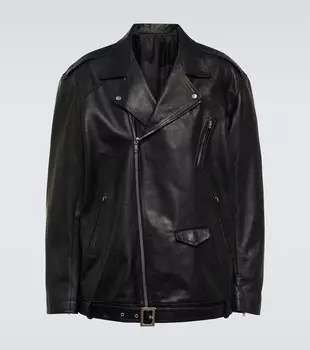 Кожаная куртка jumbo luke stooges Rick Owens, черный
