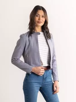 Кожаная куртка Lowstone Lakeland Leather, фиолетовый
