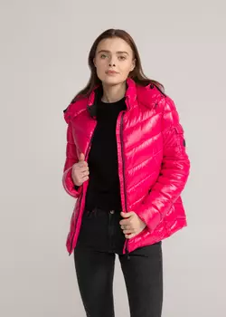Кожаная куртка MANISA Damen Zerodownjacke, розовый