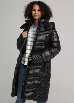 Кожаная куртка MANISA Damen Zerodownmantel, черный