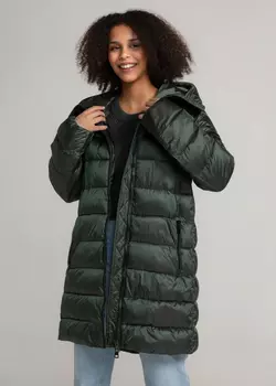 Кожаная куртка MANISA Damen Zerodownmantel, оливково зеленый