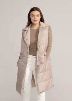 Кожаная куртка MANISA Damen Zerodownweste, бежевый