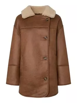 Кожаная куртка Pepe Jeans Winter Jacket CARLA, коричневый
