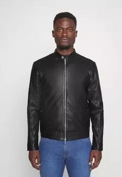 Кожаная куртка Selected CLASSIC, цвет Black