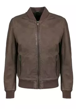 Кожаная куртка TED-FN SP Freaky Nation, цвет brown