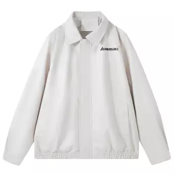 Кожаная куртка унисекс Kawasaki, черный