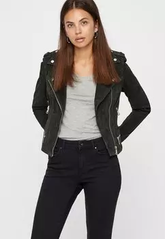 Кожаная куртка Vero Moda, цвет peat