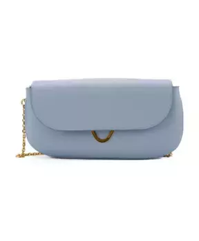 Кожаная мини сумка Coccinelle, синий
