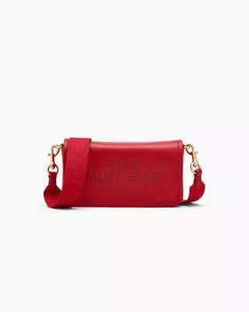 Кожаная мини-сумка Marc Jacobs, цвет True Red