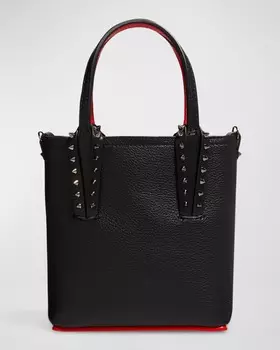 Кожаная мини-сумка-тоут Cabata Empire с шипами Christian Louboutin