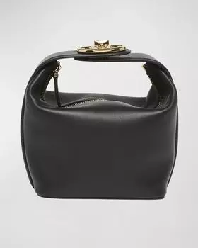 Кожаная сумка Bold VLOGO с ручкой сверху Valentino Garavani, цвет Nero