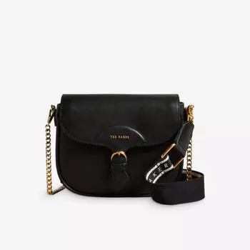 Кожаная сумка через плечо Esia Ted Baker, черный