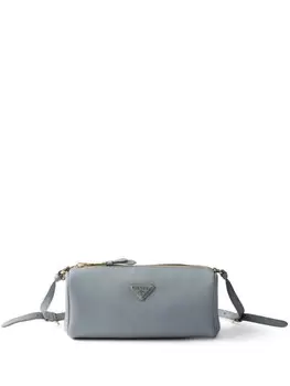 Кожаная сумка через плечо Prada, синий