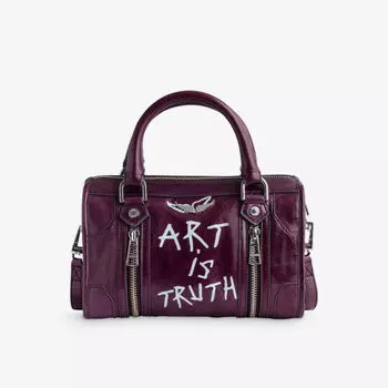Кожаная сумка через плечо Sunny XS 2 Tag Zadig&Voltaire, цвет beyond