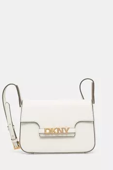 Кожаная сумка Dkny, бежевый