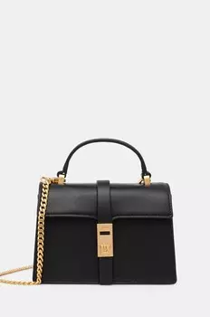 Кожаная сумка Dkny, черный