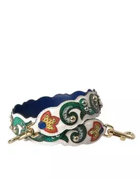 Кожаная сумка Dolce & Gabbana, белый