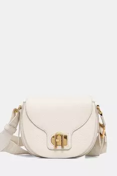 Кожаная сумка Furla, белый