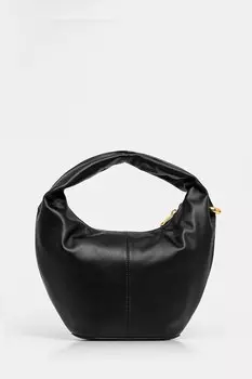 Кожаная сумка Furla, черный