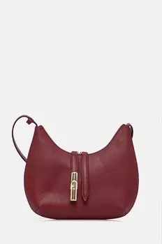 Кожаная сумка Furla, красный