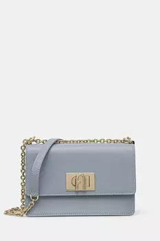 Кожаная сумка Furla, синий